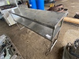 6' commercial Stainless table