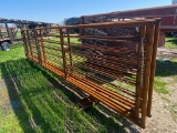 5-24ft.Standing panels, one with gate