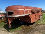 20ft. Cover Stock Trailer with bill of sale