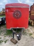 5X10 Enclosed Box Trailer no title