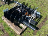JCT Quick Attach Hydraulic Auger with 2 bits