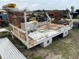 12ft. Flatbed with hydraulic Lift, hose reels,weather guard side boxes