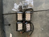 4-LED cubes with brackets