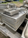Pallet full of stainless pots & trays