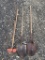 Bundle of yard tools