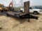 24' Tri Axle equipment Trailer 3-7K Axles, Rear Folding Ramps, side Ramp Pendle hitch