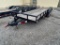 20'x7' Pipe top equipment Trailer Tandem 7K Axles with brakes Ramps new floor 2 New tires has title
