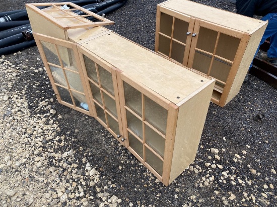 2 Wooden Cabinets