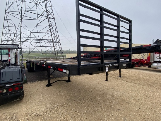Hobbs 48' Flatbed Semi trailer has title