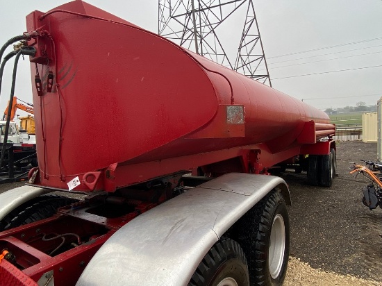 30ft. Fruehauf Trailer 5000 Gallon Gasoline Tank trailer was used as water tank for California Fired