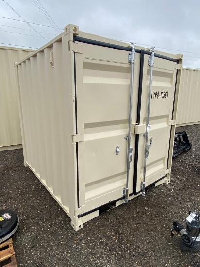 New 8ft. Storage container/office building