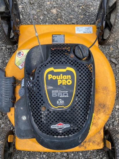 Poulan Pro Mower works