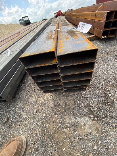 12 pcs 6"x2" Rect. Tubing 24ft. 14 gauge
