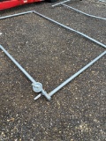 3-10ft. Gate Frames with wheels, 2 damaged