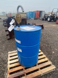 55 Gallon chevron Multi vehicle ATF with pump 3/4 full-Good