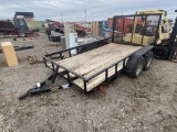 12ftx6ft.  Trailer with gate has title