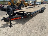 New 2023 Maxx D 24ft. With 2ft. Dove 8K Axles 18 Ply tires 17.5 wheels, spare tire, Pull out ramps,J