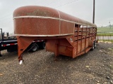W&W 20' Stock Trailer has title
