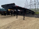 2004 Kaufman 50' Car Hauler with Folding Ramps & 12K winch has title
