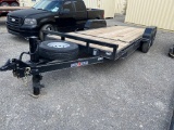 2023 Double A 22ft. Tilt Deck 7000lb , Axles Barely Used Like New Has Title Vin# 1ufbu2128pt009721