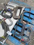 Pallet of C-clamp, welding Bessel Cable