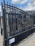 20 ft. Bi Parting Gate no rack Deer