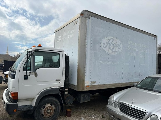 2006 Nissan Box Truck 16ft. Diesel 69K miles runs and drives