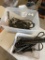 Tote of Hydraulic hoses