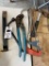 Bundle hammer,channel locks,saw,pry bar