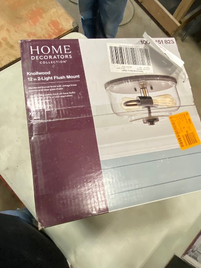 12" 2 Light Flush mount