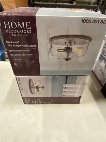 12" 2 Light Flush mount