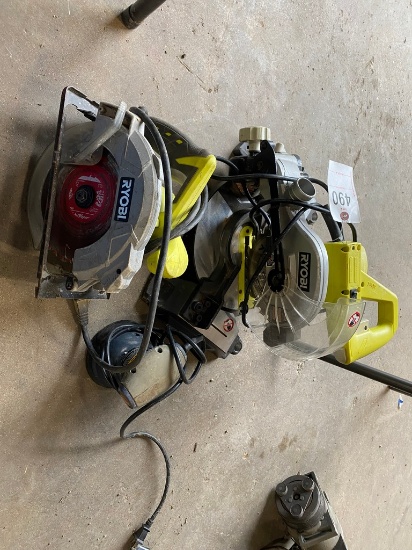 Ryobi Skill Saw,sander,Ryobi miter saw