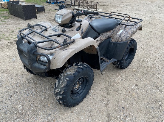2013 Honda Foreman 4x4 500cc has title
