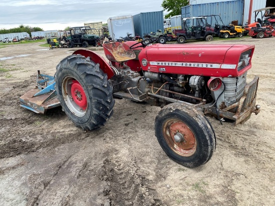 Massey Ferguson 135 Gas Powered 2WD Tractor with 6' Brush Cutter