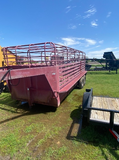 C&M 6x20 Cattle Trailer 1 Divider Gate