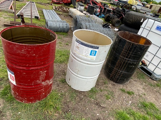 3-55 Gallon Burn Barrels