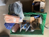Tote full of welding supplies