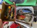 2 Boxes tools,brushes,grinder blades