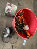 Tote of Powr tools & misc