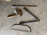 Tree cutter,saw,hammer,pry bar