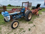 Ford 2910 2WD Diesel Tractor with Cyclone Flex finishing mower runs & operates