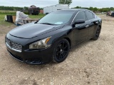 2011 Nissan Maxima 165K All Power Sun roof AC/Heat Runs & Drives Rebuilt Blue Title