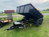2023 J&C Dump Trailer 77x12x2  2-3.5K Axles
