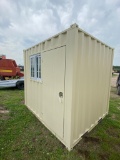 9' Container with side Door & window