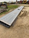 49 Sheets sheet metal 26 1/2 long & 8-10' ridge cap