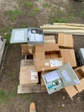 Pallet of electrical boxes