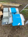 Pallet of electrical boxes