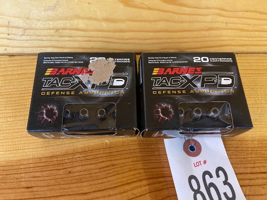 40 Round Barnes Tac XPD 380 auto 80 Gr Hollow Point