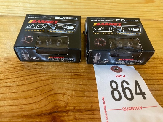 40 Round Barnes Tac XPD 380 auto 80 Gr Hollow Point