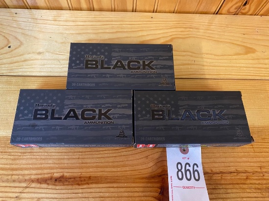 54 Round Hornady Black 450 Bushmaster 250 GR FTX